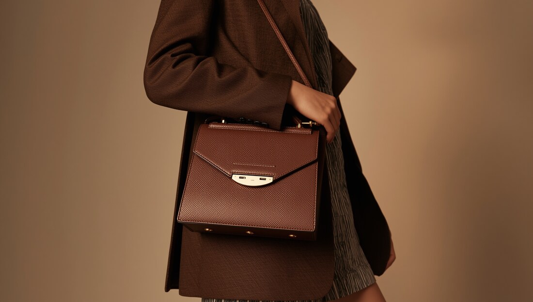 Person carrying a luxury piece with confidence