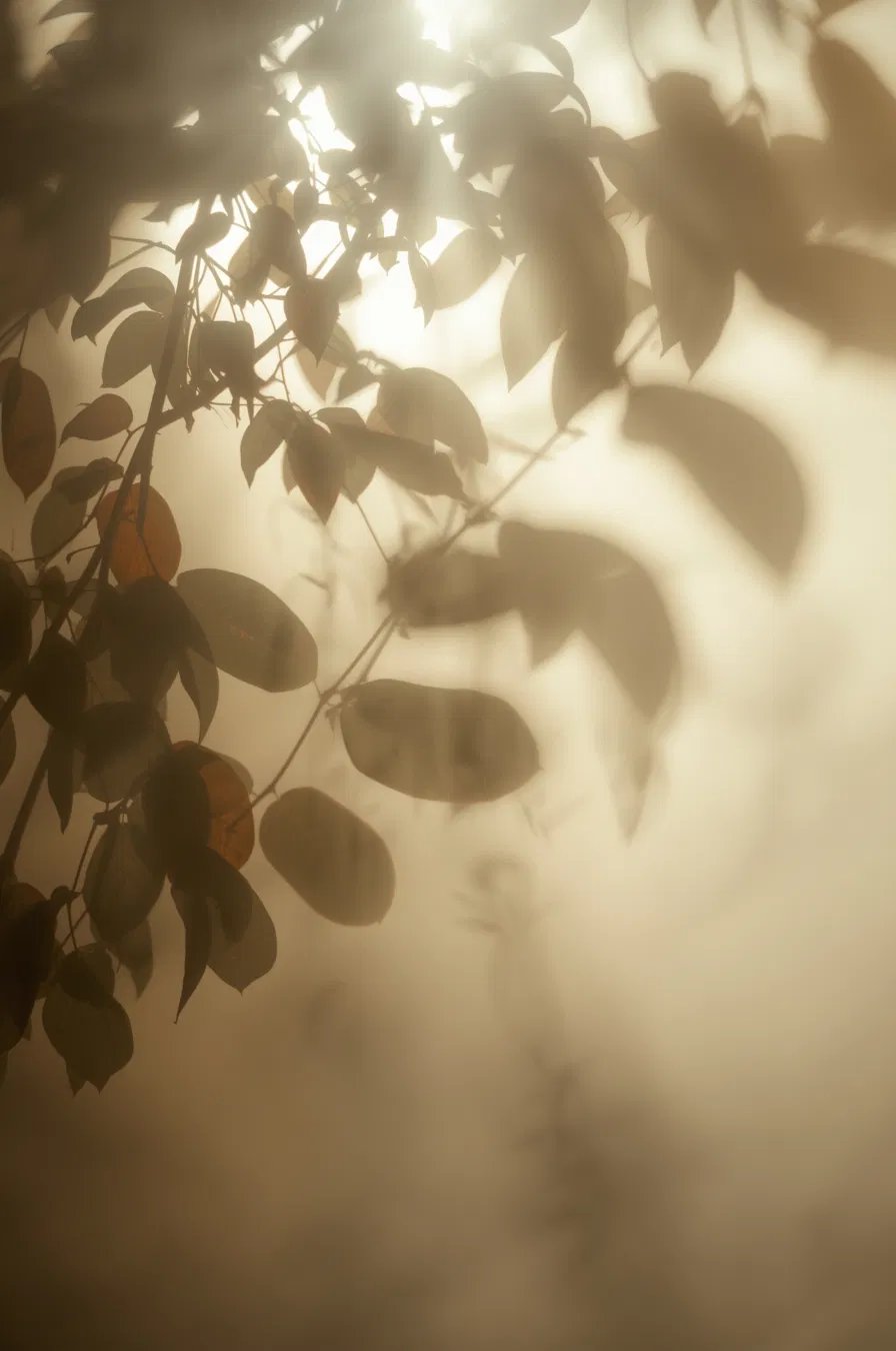 Sunlight filtering through leaves, emphasis on materials, lifespan, and the natural world.